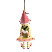 Quirks! Ornament Dash Away World Cupid's Elf Ornament by Patience Brewster