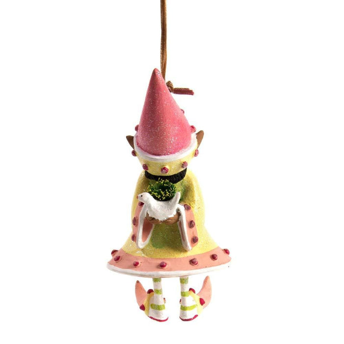 Quirks! Ornament Dash Away World Cupid's Elf Ornament by Patience Brewster