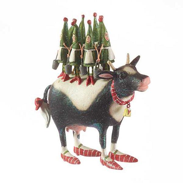 Quirks! ornaments 12 Days 8 Maids a-Milking Ornament by Patience Brewster