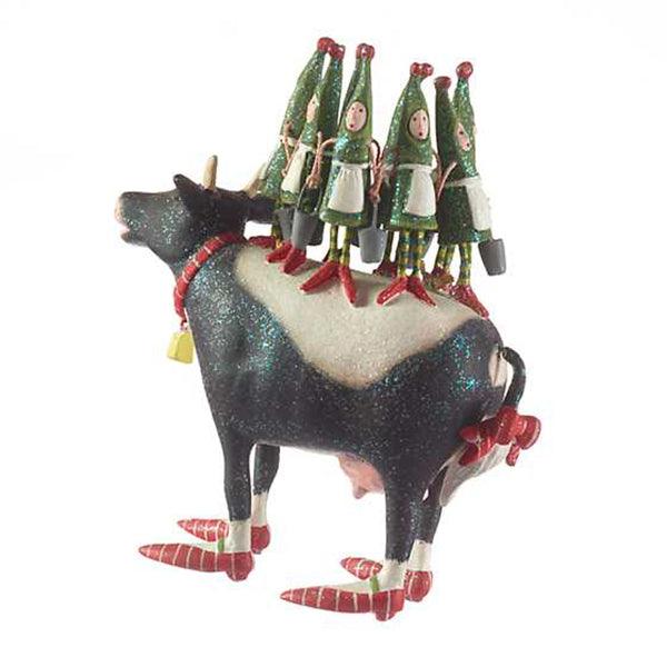 Quirks! ornaments 12 Days 8 Maids a-Milking Ornament by Patience Brewster