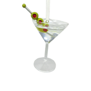 Quirks! ornaments Martini w/Olives Ornament by December Diamonds