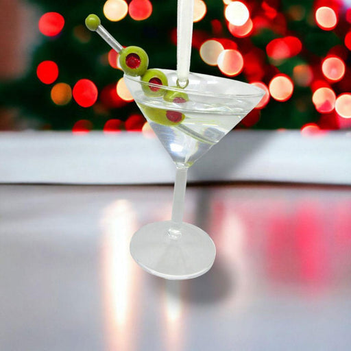 Quirks! ornaments Martini w/Olives Ornament by December Diamonds