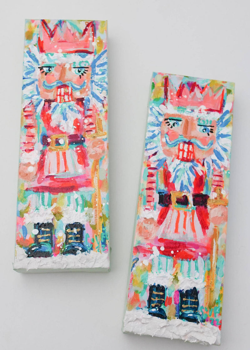 Quirks! Painting Dixon Nutcracker Decor Painting: 3x9