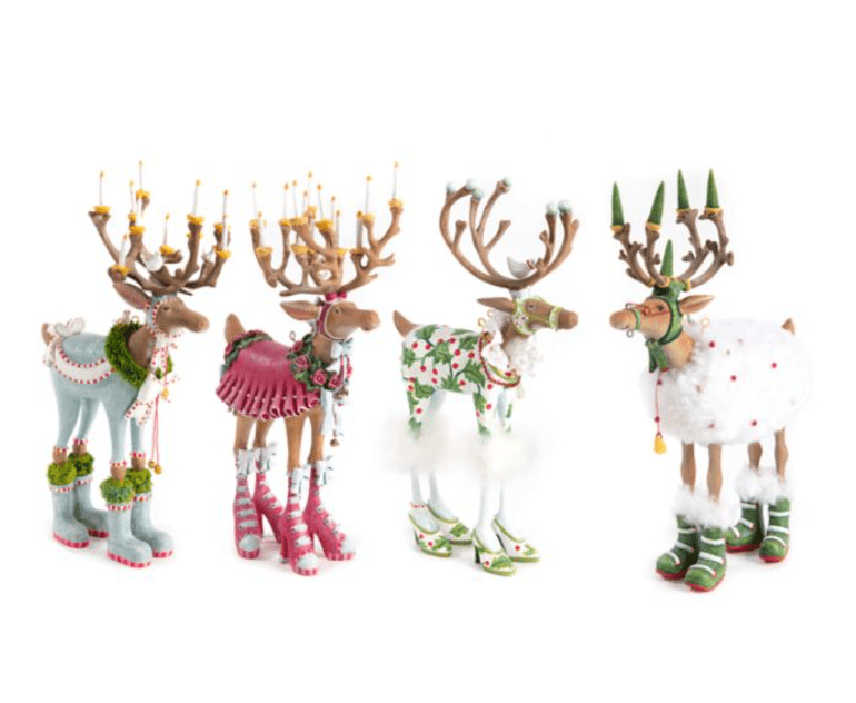 Quirks! Patience Brewster Dash Away Dash Away Reindeer Figure Set A by Patience Brewster
