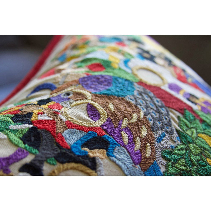 Quirks! Pillows 12 Days of Christmas Hand-Embroidered Pillow