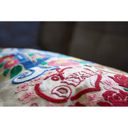 Quirks! Pillows Alabama Hand-Embroidered Pillow
