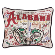 Quirks! Pillows Alabama, University of Collegiate Hand-Embroidered Pillow