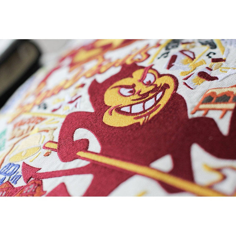 Quirks! Pillows Arizona State University Collegiate Hand-Embroidered Pillow