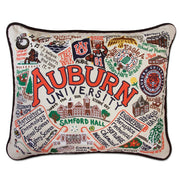 Quirks! Pillows Auburn University Collegiate Hand-Embroidered Pillow