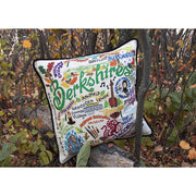 Quirks! Pillows Berkshires Hand-Embroidered Pillow