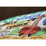 Quirks! Pillows Berkshires Hand-Embroidered Pillow