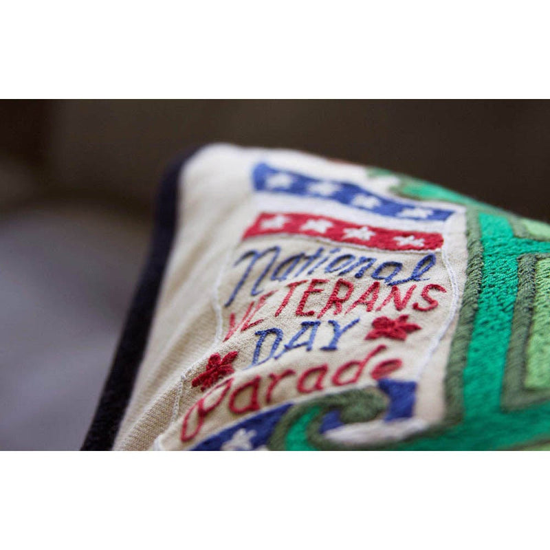 Quirks! Pillows Birmingham Embroidered Pillow by CatStudio