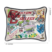 Quirks! Pillows Boston College Collegiate Hand-Embroidered Pillow
