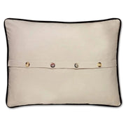 Quirks! Pillows Boston Hand-Embroidered Pillow