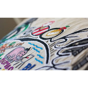 Quirks! Pillows Brooklyn Hand-Embroidered Pillow