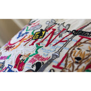 Quirks! Pillows Canada Hand-Embroidered Pillow