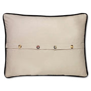 Quirks! Pillows Canada Hand-Embroidered Pillow