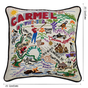 Quirks! Pillows Carmel Hand-Embroidered Pillow