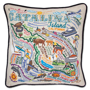 Quirks! Pillows Catalina Hand-Embroidered Pillow