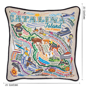 Quirks! Pillows Catalina Hand-Embroidered Pillow
