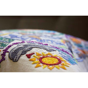 Quirks! Pillows Catalina Hand-Embroidered Pillow