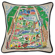 Quirks! Pillows Central Park Hand-Embroidered Pillow