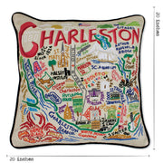 Quirks! Pillows Charleston Hand-Embroidered Pillow