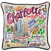 Quirks! Pillows Charlotte Hand-Embroidered Pillow