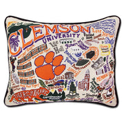 Quirks! Pillows Clemson University Collegiate Hand-Embroidered Pillow