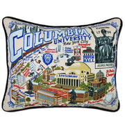 Quirks! Pillows Columbia University Collegiate Embroidered Pillow by CatStudio