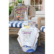 Quirks! Pillows Connecticut Hand-Embroidered Pillow