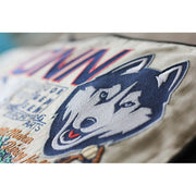 Quirks! Pillows Connecticut, University of Collegiate Embroidered Pillow by CatStudio