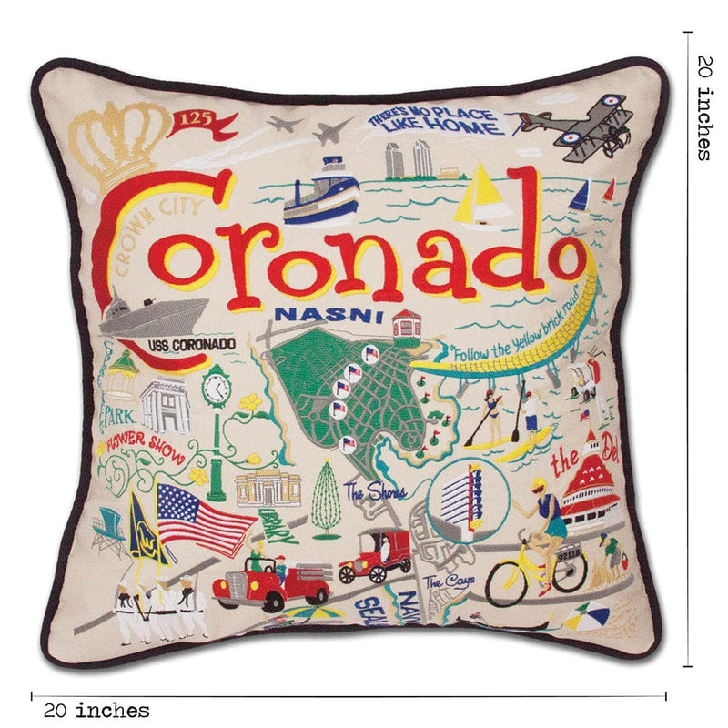 Quirks! Pillows Coronado Embroidered Pillow