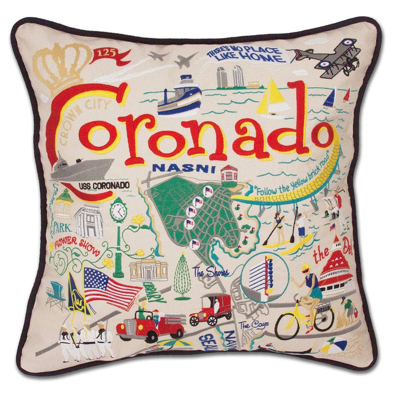 Quirks! Pillows Coronado Embroidered Pillow