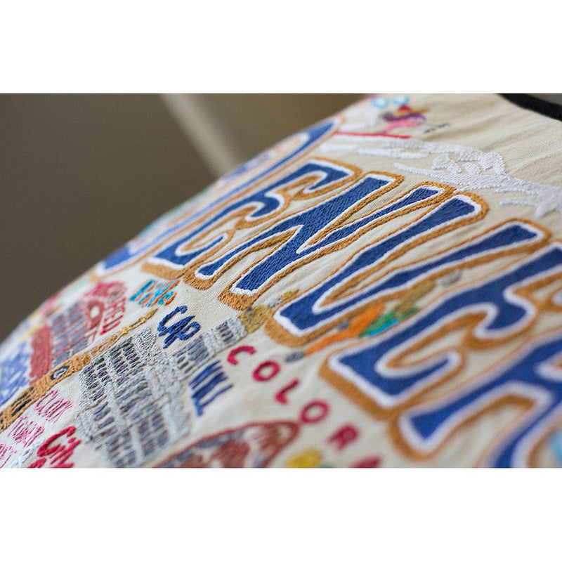 Quirks! Pillows Denver Hand-Embroidered Pillow