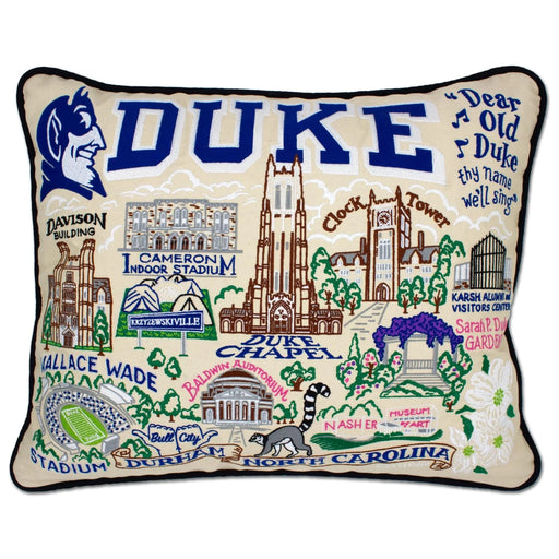 Quirks! Pillows Duke University Collegiate Embroidered Pillow by CatStudio