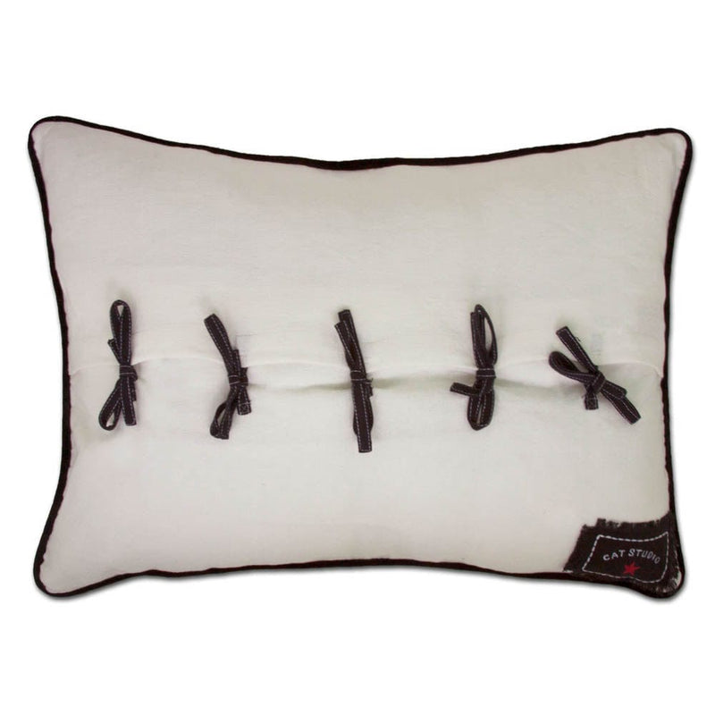 Quirks! Pillows England Hand-Guided Machine Pillow by CatStudio