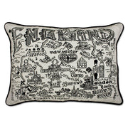 Quirks! Pillows England Hand-Guided Machine Pillow by CatStudio