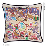 Quirks! Pillows Fort Worth, TX Hand-Embroidered Pillow