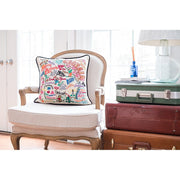 Quirks! Pillows Georgia Hand-Embroidered Pillow