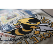 Quirks! Pillows Georgia Tech Collegiate Hand-Embroidered Pillow