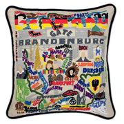 Quirks! Pillows Germany Hand-Embroidered Pillow