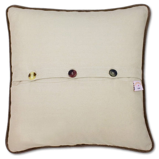 Quirks! Pillows Great Smoky Mountains Hand-Embroidered Pillow