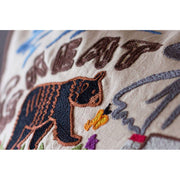 Quirks! Pillows Great Smoky Mountains Hand-Embroidered Pillow