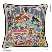 Quirks! Pillows Hill Country Hand-Embroidered
