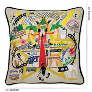 Quirks! Pillows Hollywood Hand-Embroidered Pillow