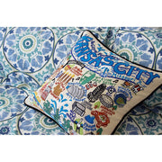 Quirks! Pillows Kansas City Hand-Embroidered Pillow