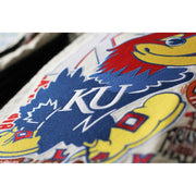 Quirks! Pillows Kansas, University of Collegiate Hand-Embroidered Pillow