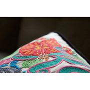 Quirks! Pillows Kauai Hand-Embroidered Pillow