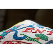Quirks! Pillows Kentucky Hand-Embroidered Pillow
